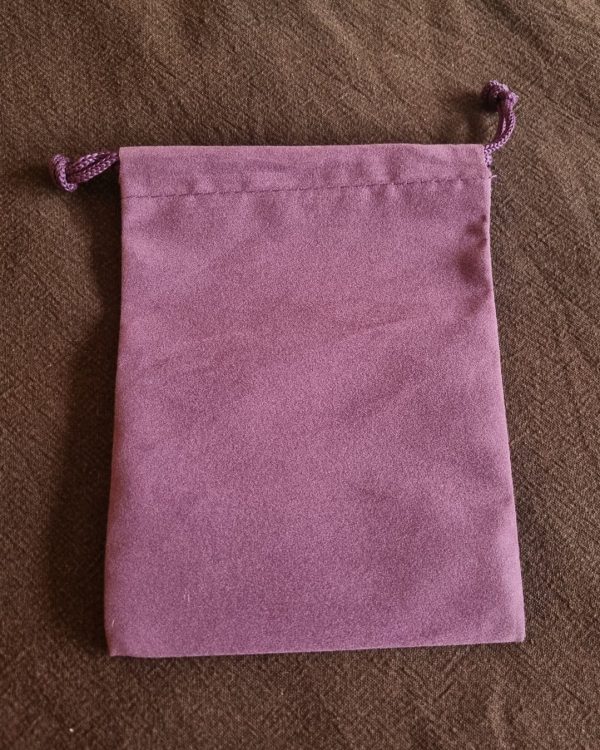 Petite bourse en tissu - violet