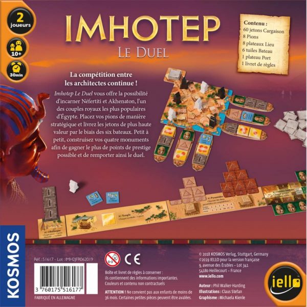 Jeu Imhotep – Le Duel