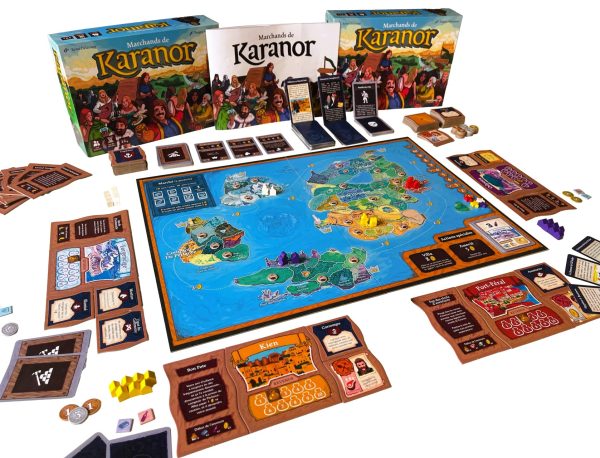 Mise en place du jeu Marchands de Karanor