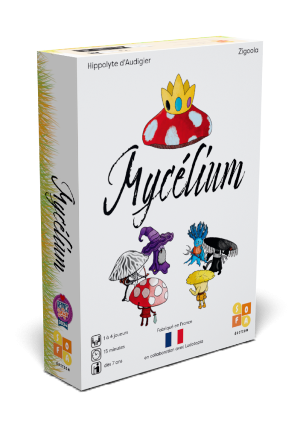 Vue de la boîte du jeu Mycélium