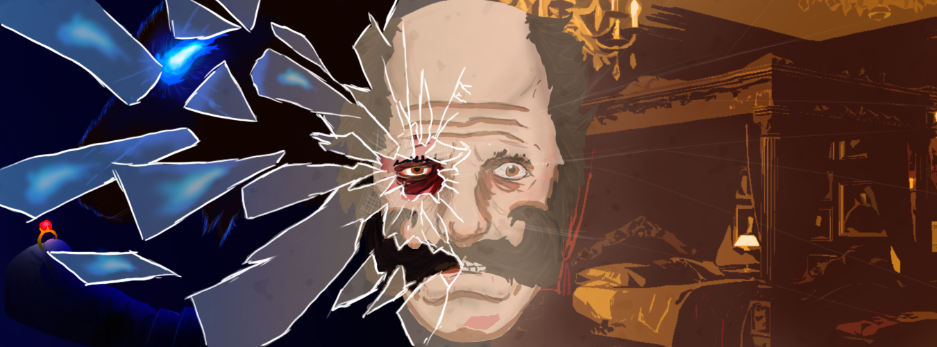 Image d'un homme divisé en deux pièces