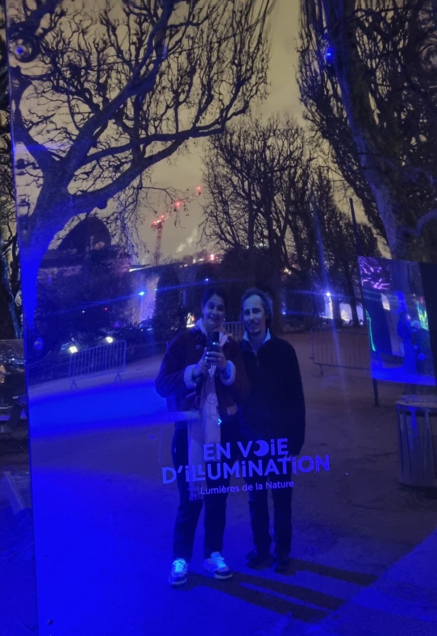 Florian et Fleur en pleine visite immersive !