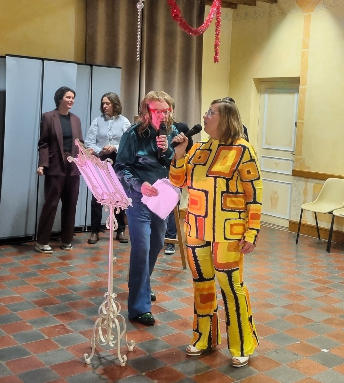 Pascal et Françoise costumés 1970