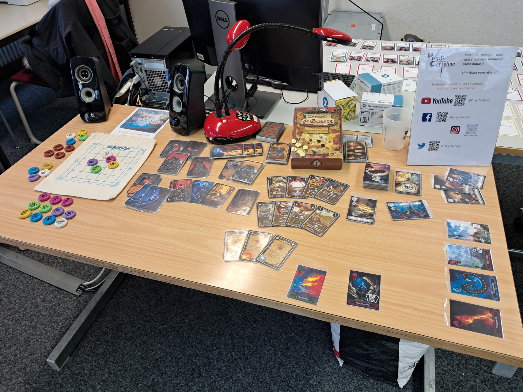 Présentation des jeux du Projet CarTylion : du prototype au jeu édité