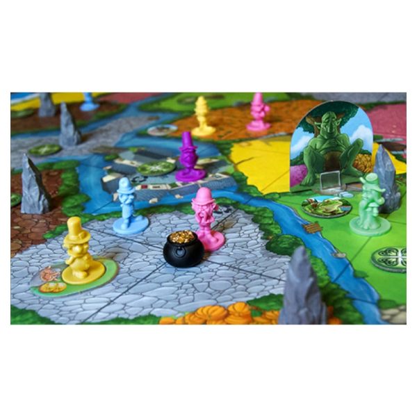 Zoom sur des petits pions du jeu Korrigans